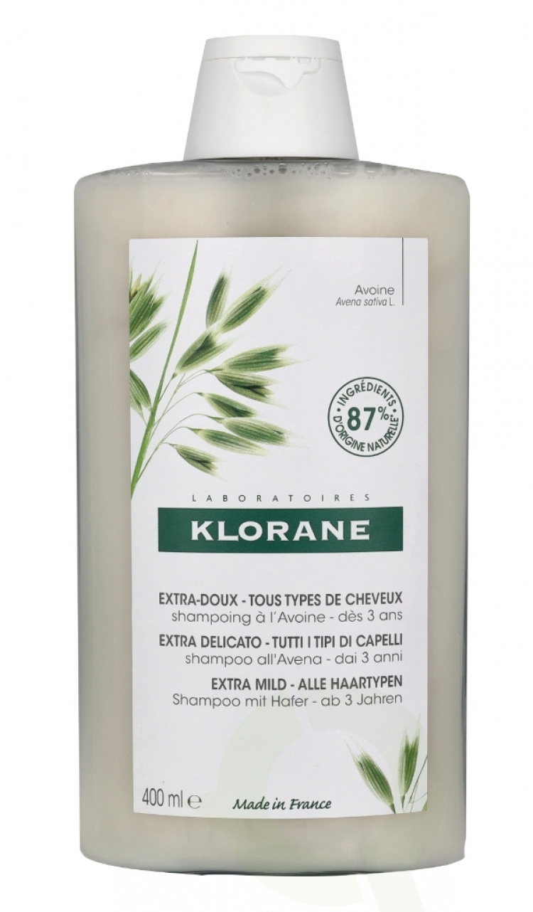 Klorane Ultra-Gentle Shampoo With Oat Milk 400 ml All Hair Types