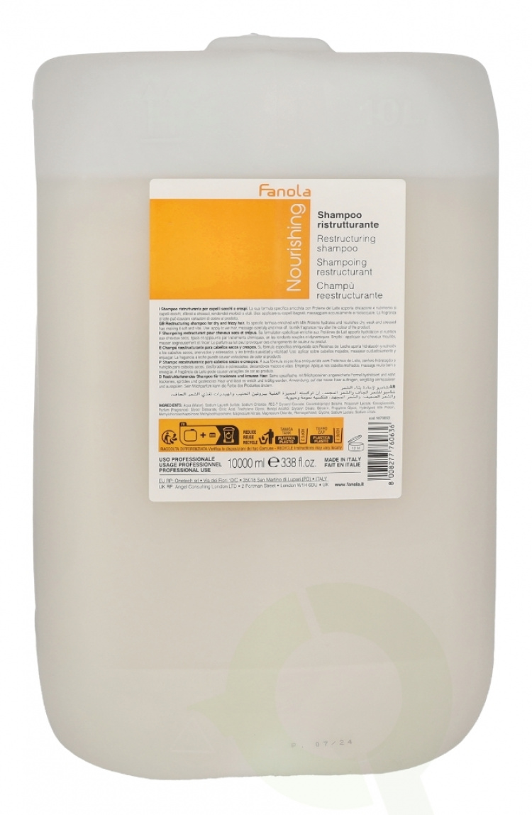 Fanola Nutri Care Restructuring Shampoo 10000 ml