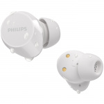 Philips TAT1209WT True Wireless-hörlurar. Små och bekväma. 6+18 tim speltid. IPX4-klass. Vita