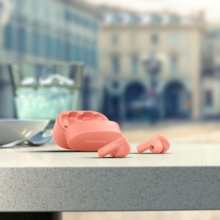 Philips Hörlurar In-Ear TWS IPX4 6+18h TAT2206PK/00 Rosa