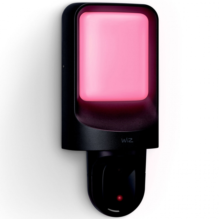 WiZ WiFi Smart Vägglampa Utomhus med inbyggd kamera