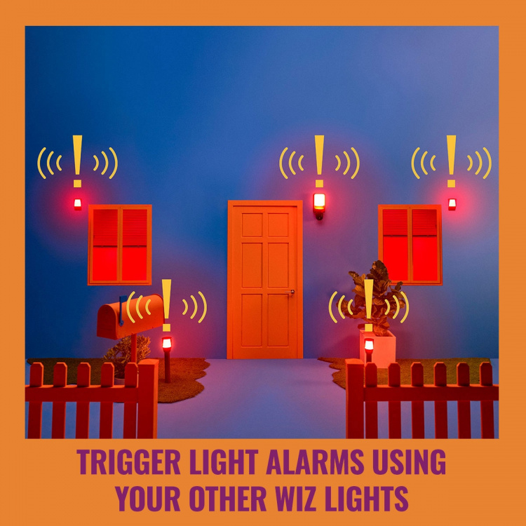 WiZ WiFi Smart Vägglampa Utomhus med inbyggd kamera