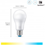 WiZ WiFi Smart LED E27 60W 806lm Varm-kallvit 2-pack WiZ WiFi Smart LED E27 60W 806lm Varm-kallvit 2-pack