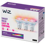 WiZ WiFi Smart LED GU10 50W 345lm Färg + Varm-kallvit 3-pack WiZ WiFi Smart LED GU10 50W 345lm Färg + Varm-kallvit 3-pack