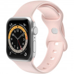 Celly Armband till Apple Watch 42/44/45mm Silikon Rosa Celly Armband till Apple Watch 42/44/45mm Silikon Rosa