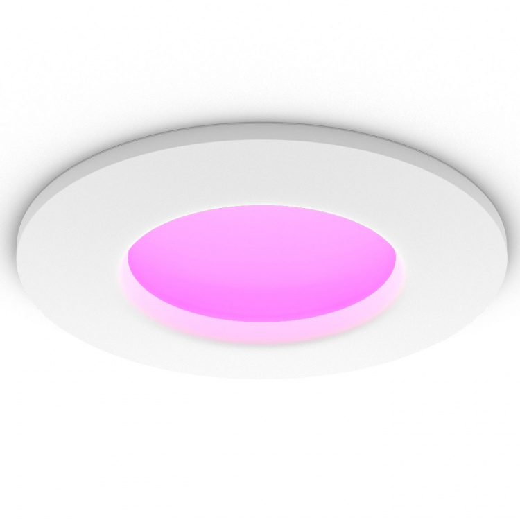 Philips Hue Slim Downlight S 90mm White and Color Ambiance Vit 1-pack Philips Hue Slim Downlight S 90mm White and Color Ambiance Vit 1-pack