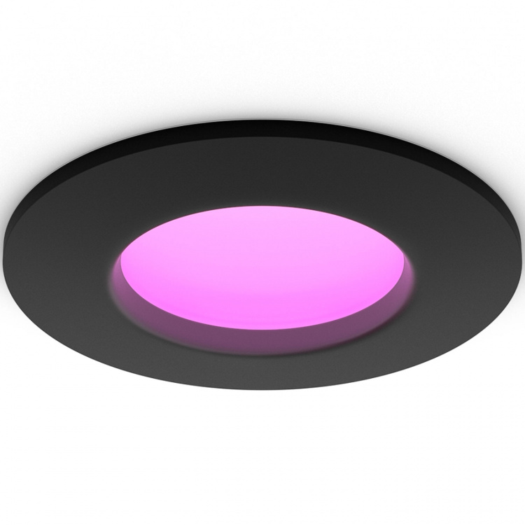 Philips Hue Slim Downlight S 90mm White and Color Ambiance Svart 1-pack