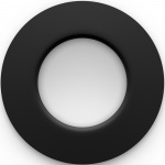 Philips Hue Slim Downlight S 90mm White and Color Ambiance Svart 1-pack