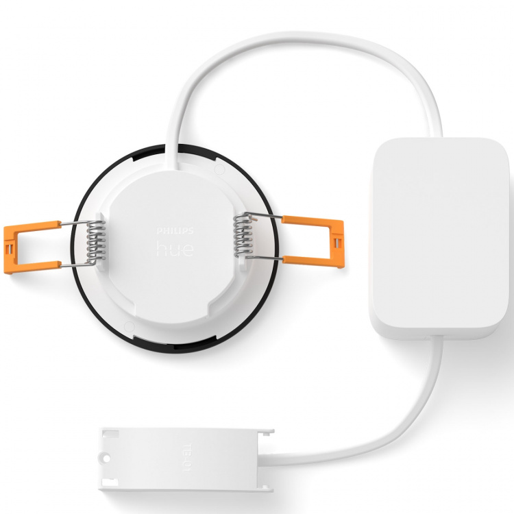 Philips Hue Slim Downlight S 90mm White and Color Ambiance Svart 1-pack