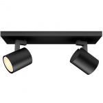 Philips Hue Runner White Ambiance 2 spot 800 lm Svart Philips Hue Runner White Ambiance 2 spot 800 lm Svart