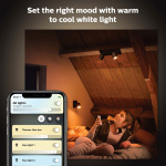 Philips Hue Runner White Ambiance 2 spot 800 lm Svart Philips Hue Runner White Ambiance 2 spot 800 lm Svart