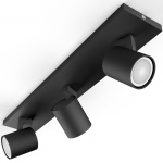 Philips Hue Runner White Ambiance 3 spot 1200 lm Svart