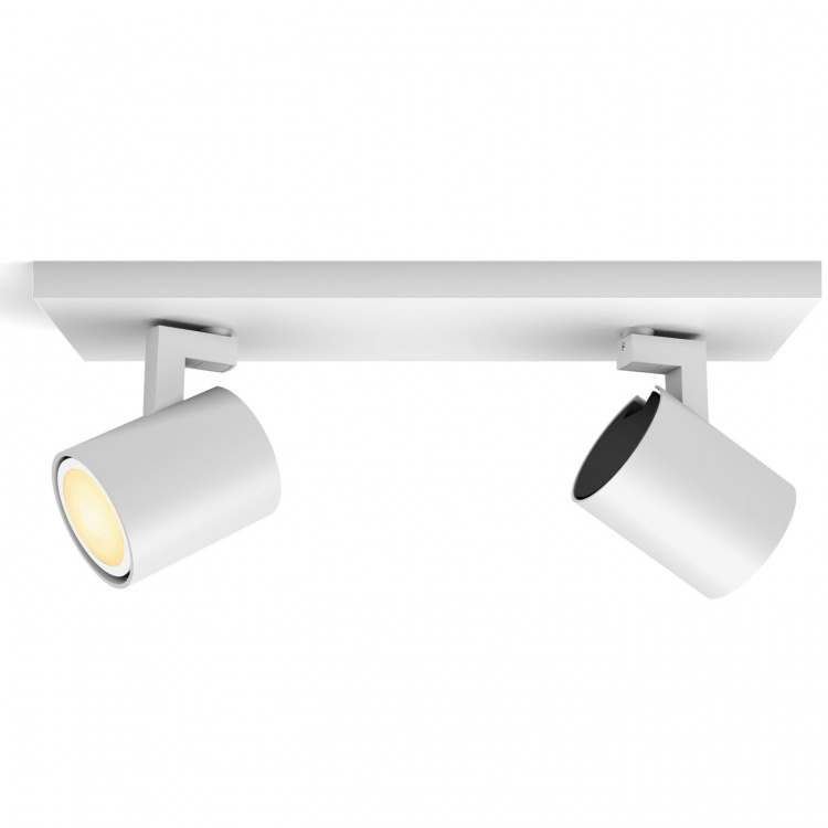Philips Hue Runner White Ambiance 2 spot 800 lm Vit Philips Hue Runner White Ambiance 2 spot 800 lm Vit