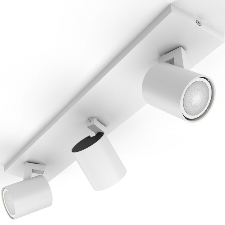 Philips Hue Runner White Ambiance 3 spot 1200 lm Vit Philips Hue Runner White Ambiance 3 spot 1200 lm Vit