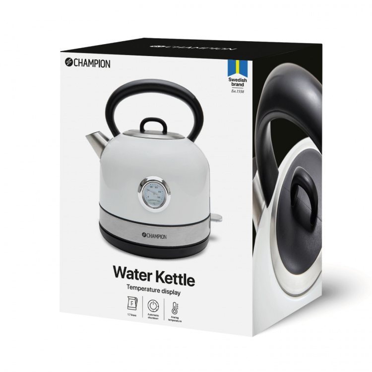 Champion Vattenkokare Retro 1,7L VK402 Creme white