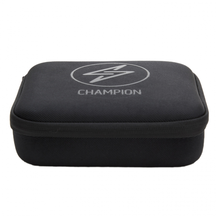Champion Massagepistol Compact Power 3300RPM 1800mAh MG400 Svart/Silver Champion Massagepistol Compact Power 3300RPM 1800mAh MG400 Svart/Silver