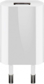 Goobay Micro-USB 5 W laddare + kabel, 1 m, vit Goobay Micro-USB 5 W laddare + kabel, 1 m, vit