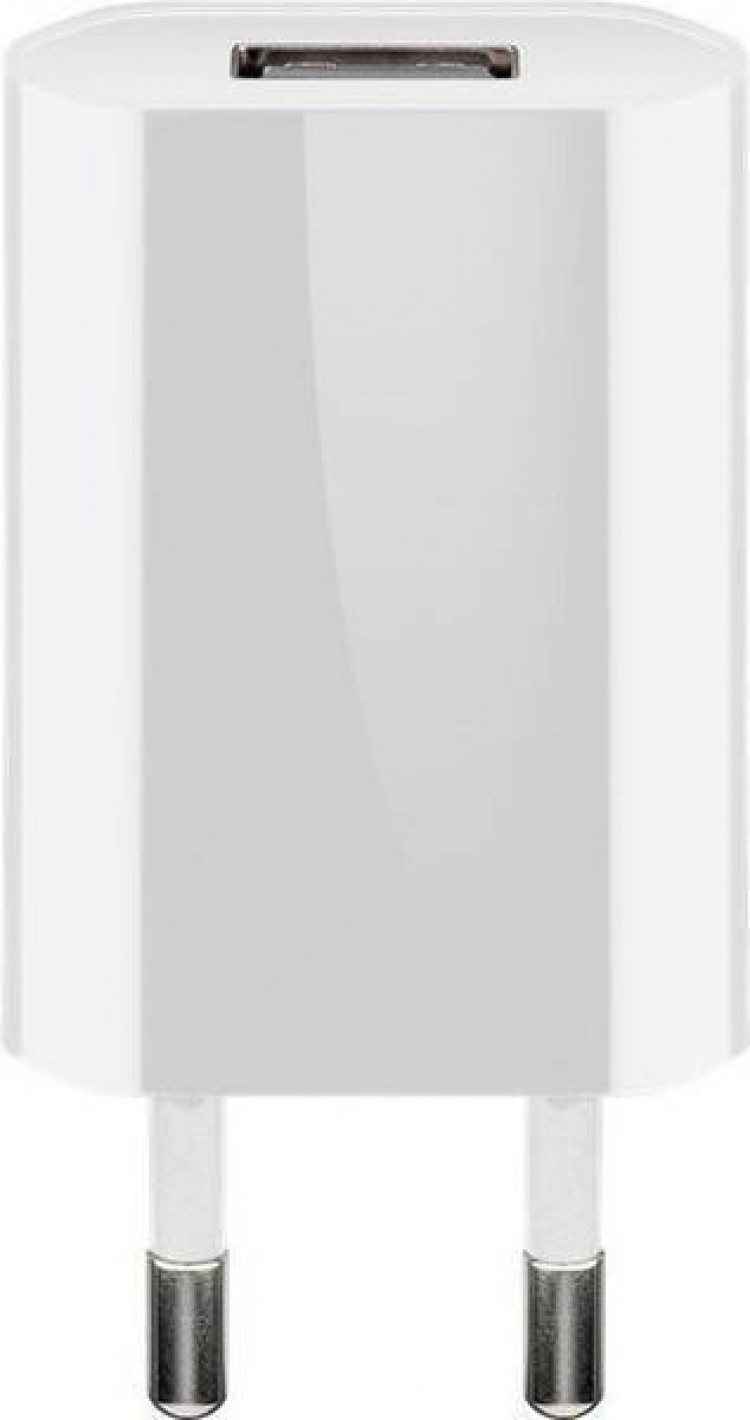 Goobay Micro-USB 5 W laddare + kabel, 1 m, vit Goobay Micro-USB 5 W laddare + kabel, 1 m, vit