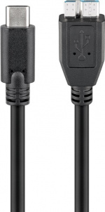 Goobay USB-C till micro-B-kabel, 0,6 m
