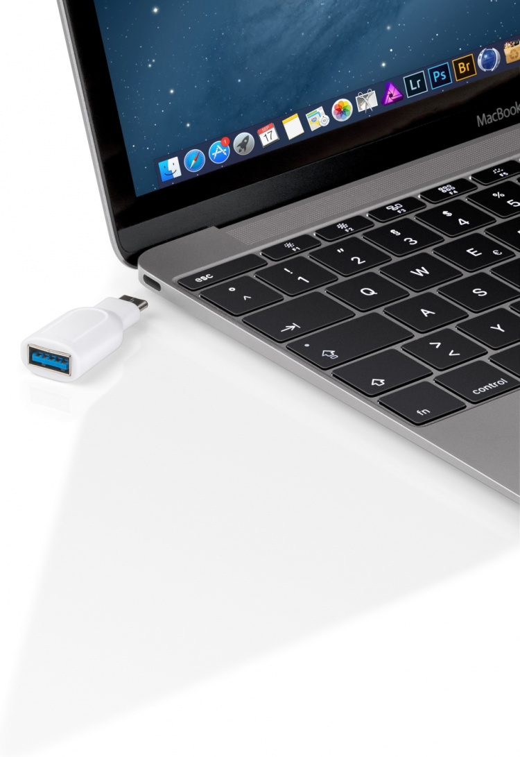 Goobay USB-A till USB-C 3.0 OTG-adapter, vit Goobay USB-A till USB-C 3.0 OTG-adapter, vit
