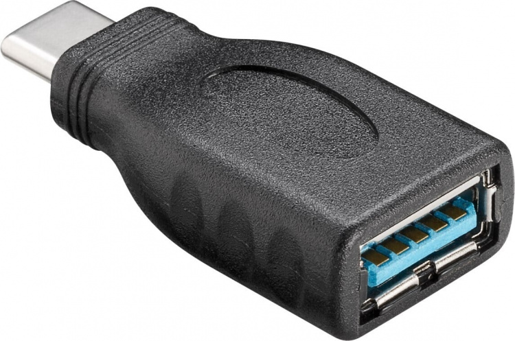Goobay USB-A till USB-C 3.0 OTG-adapter, svart