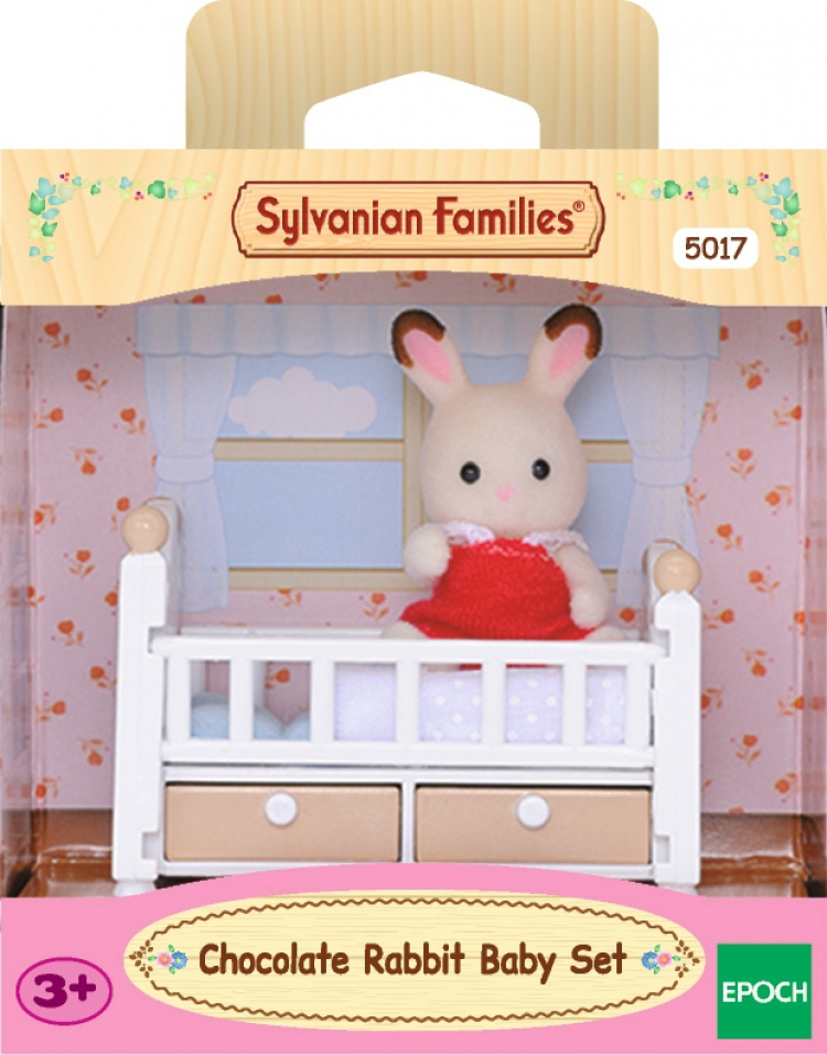 Sylvanian Families Chokladkanin baby set (barnsäng)