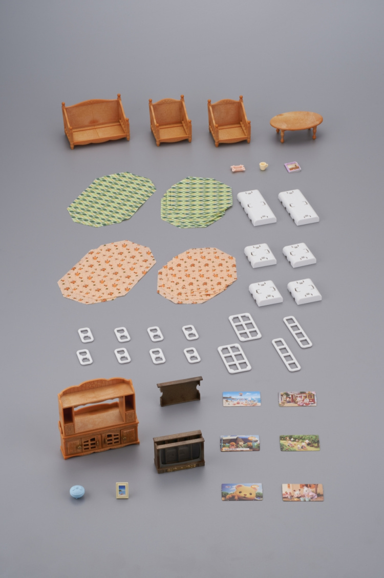 Sylvanian Families Vardagsrum i lantlig stil