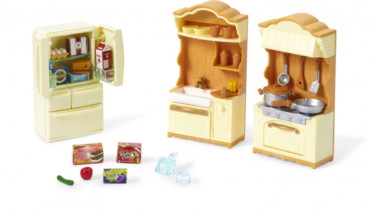 Sylvanian Families Bondgårdskök med kylskåp