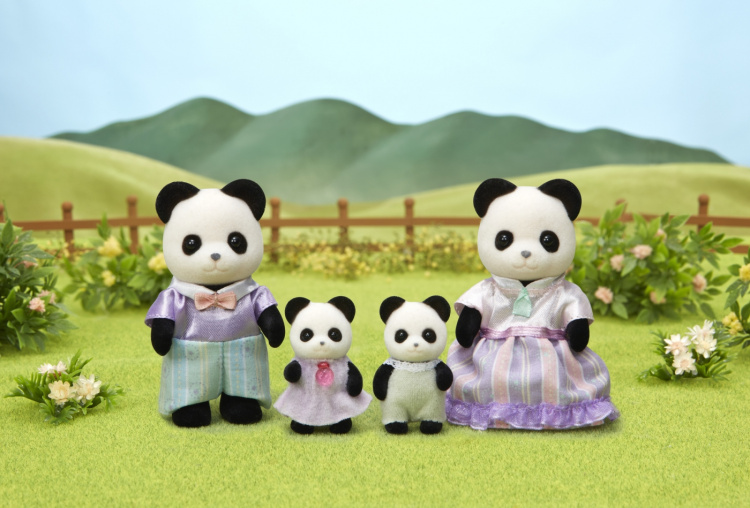 Sylvanian Families Familjen Panda