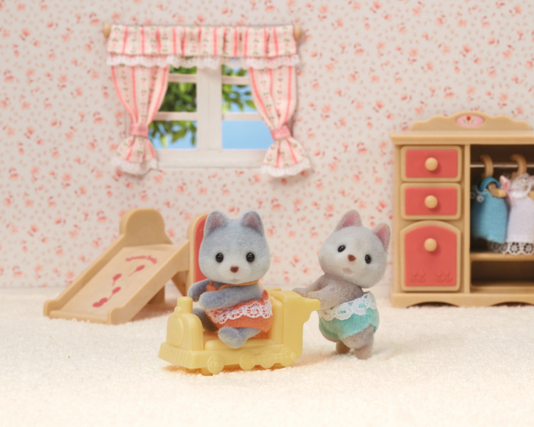 Sylvanian Families Husky tvillingar