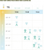 Ergobaby On The Move Sovsäck, Silver Waves, 6-18 månader, TOG 2.5