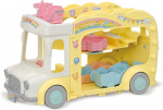 Sylvanian Families buss med 3 platser på lekplatsen