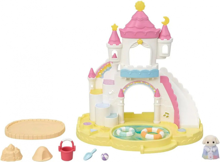 Sylvanian Families Set med sandlåda och pool