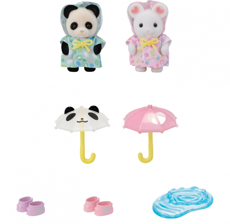 Sylvanian Families Kompisar i regnet