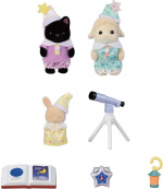 Sylvanian Families De tre på övernattning