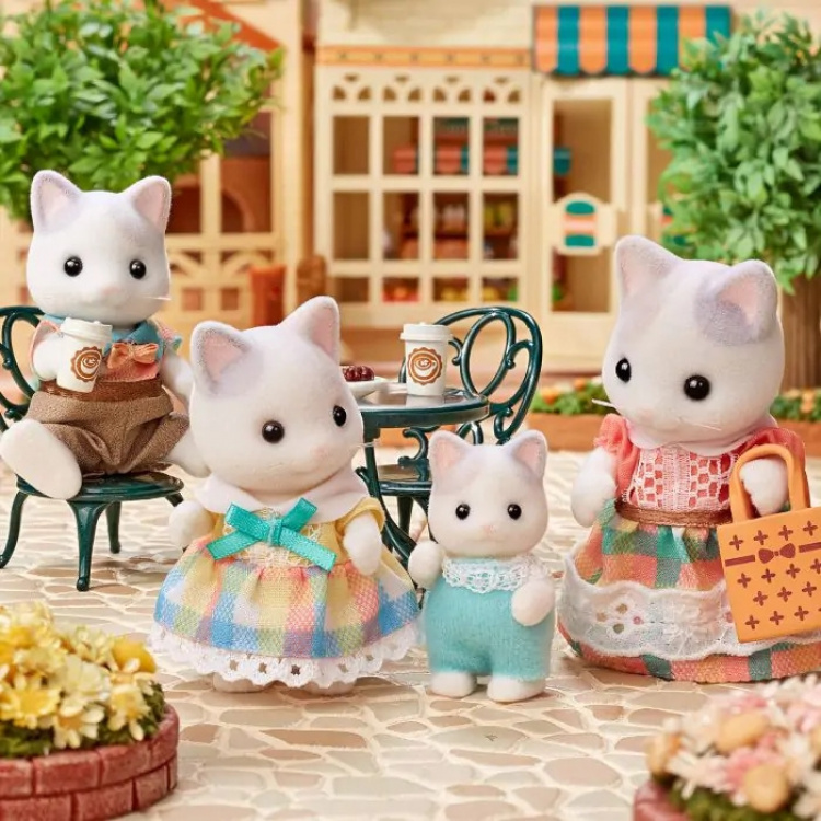 Sylvanian Families Familjen med lattekatten