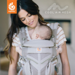 Ergobaby Omni 360: Cool Air Mesh Bärsele, Pearl Grey