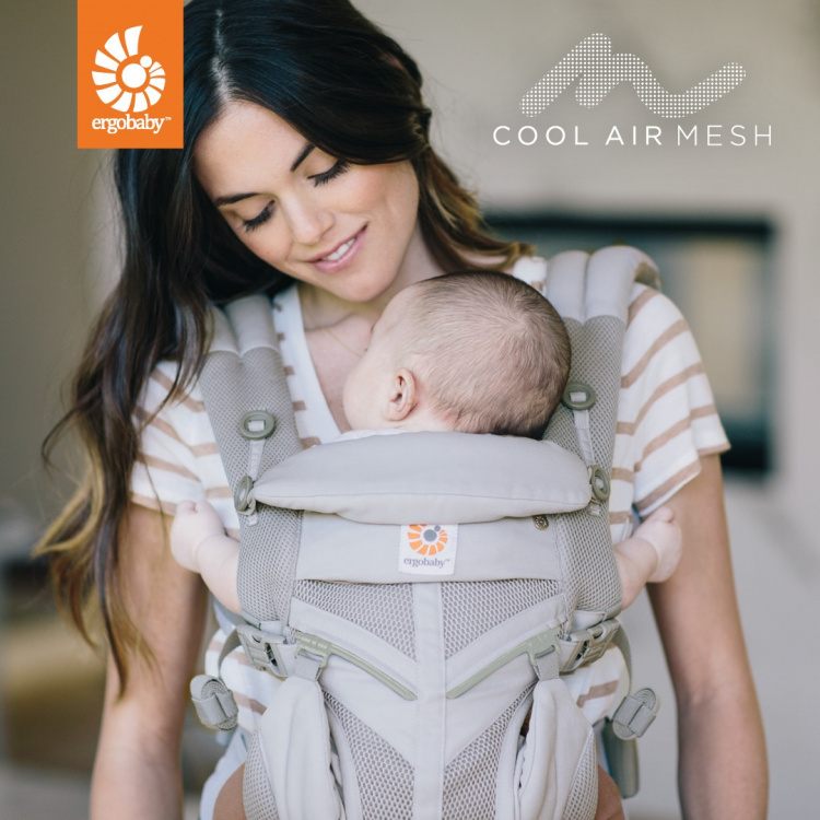 Ergobaby Omni 360: Cool Air Mesh Bärsele, Pearl Grey