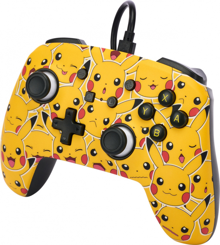 PowerA Förbättrad trådbunden handkontroll, Pikachu Moods, Switch