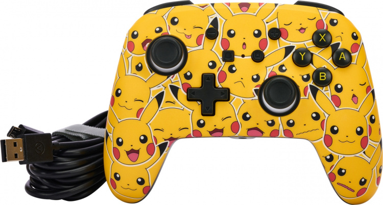PowerA Förbättrad trådbunden handkontroll, Pikachu Moods, Switch