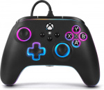 PowerA Lumectra Advantage trådbunden handkontroll, svart + RGB LED-band, Xbox / PC PowerA Lumectra Advantage trådbunden handkontroll, svart + RGB LED-band, Xbox / PC