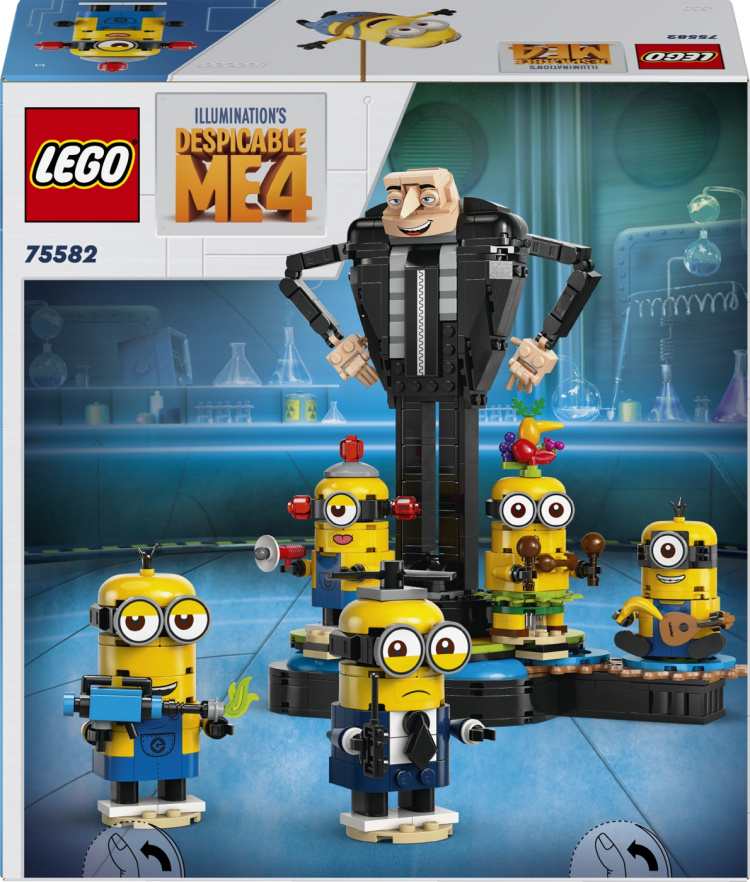 LEGO Minions 75582 - Gru och minionerna byggbara med klossar