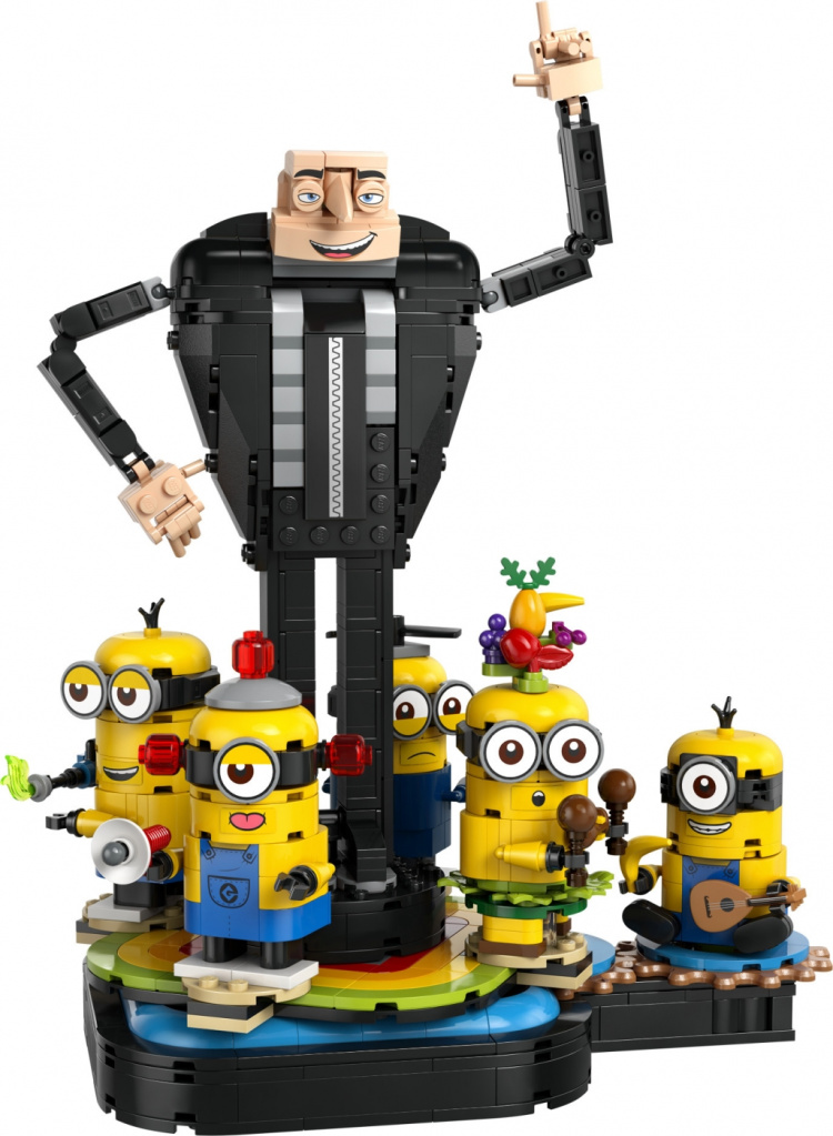 LEGO Minions 75582 - Gru och minionerna byggbara med klossar