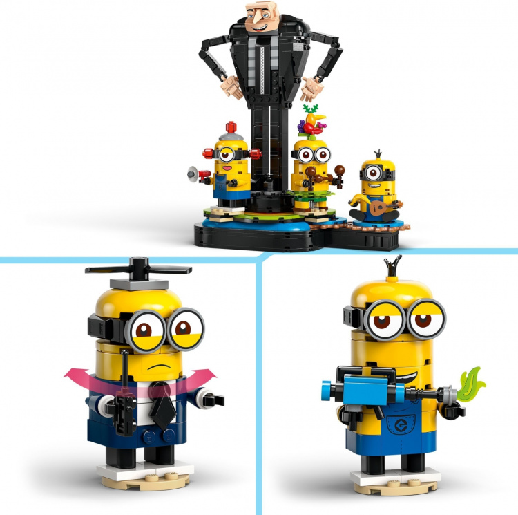 LEGO Minions 75582 - Gru och minionerna byggbara med klossar