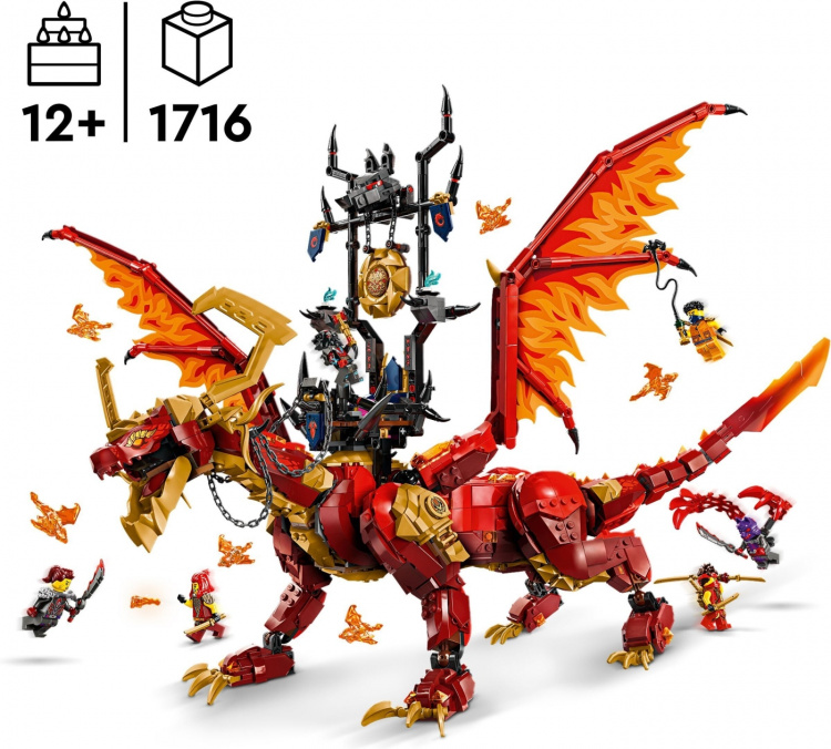 LEGO Ninjago 71822 - Butikens första drake