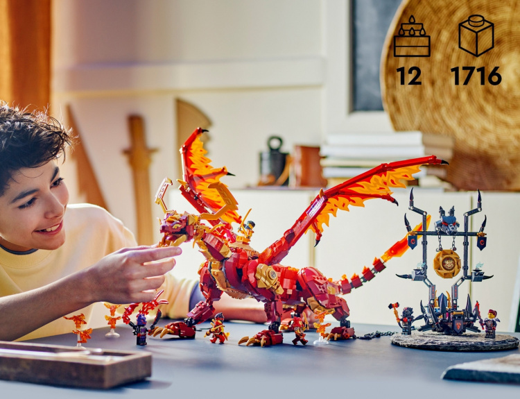 LEGO Ninjago 71822 - Butikens första drake