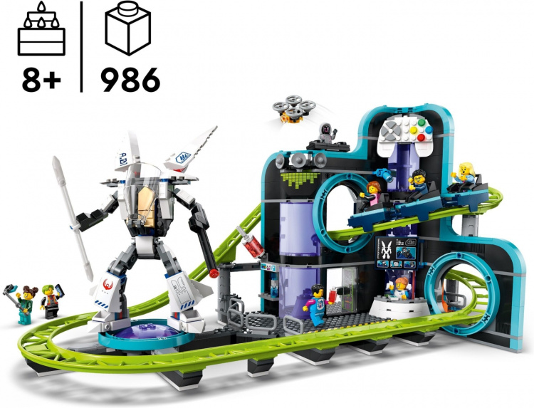 LEGO My City 60421 - Berg- och dalbana i robotvärlden