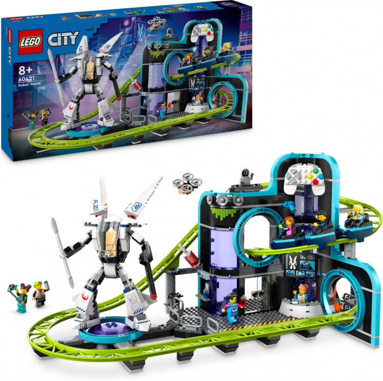 LEGO My City 60421 - Berg- och dalbana i robotvärlden
