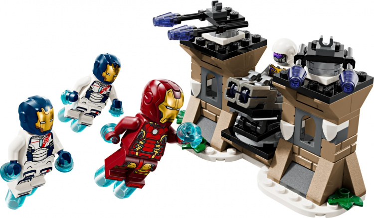 LEGO Super Heroes Marvel 76288 - Iron Man och Iron Legion vs LEGO Super Heroes Marvel 76288 - Iron Man och Iron Legion vs