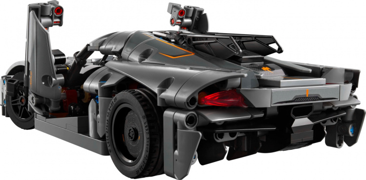 LEGO Technic 42173 - Grå hyperbil Koenigsegg Jesko Absolut